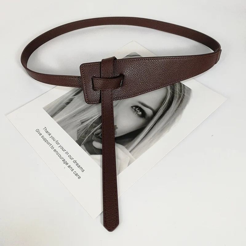 Designer Coffee Belts Wide Fashion or Wide Coat