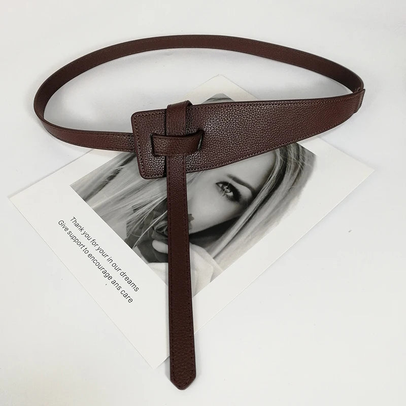 Designer Coffee Belts Wide Fashion or Wide Coat
