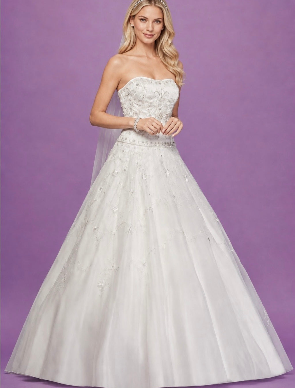 Oleg Cassini size 4 wedding dress