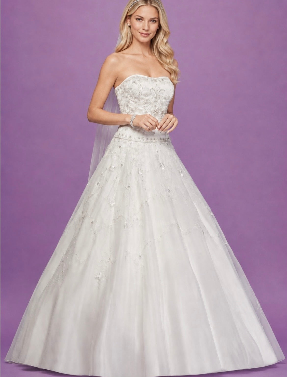 Oleg Cassini size 4 wedding dress
