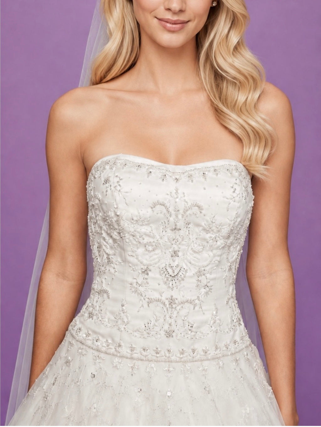 Oleg Cassini size 4 wedding dress