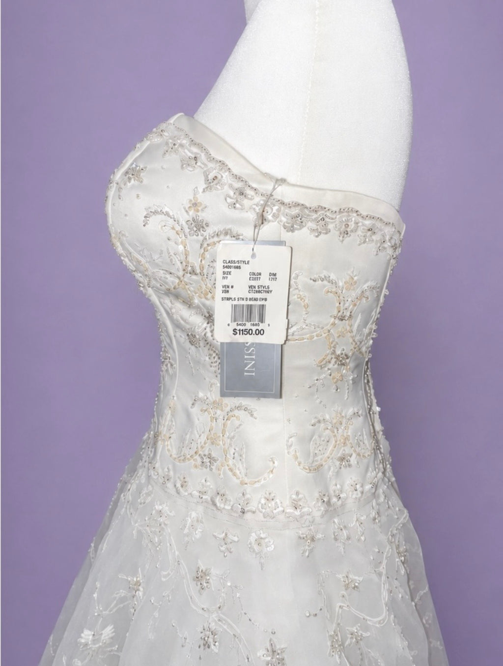 Oleg Cassini size 4 wedding dress