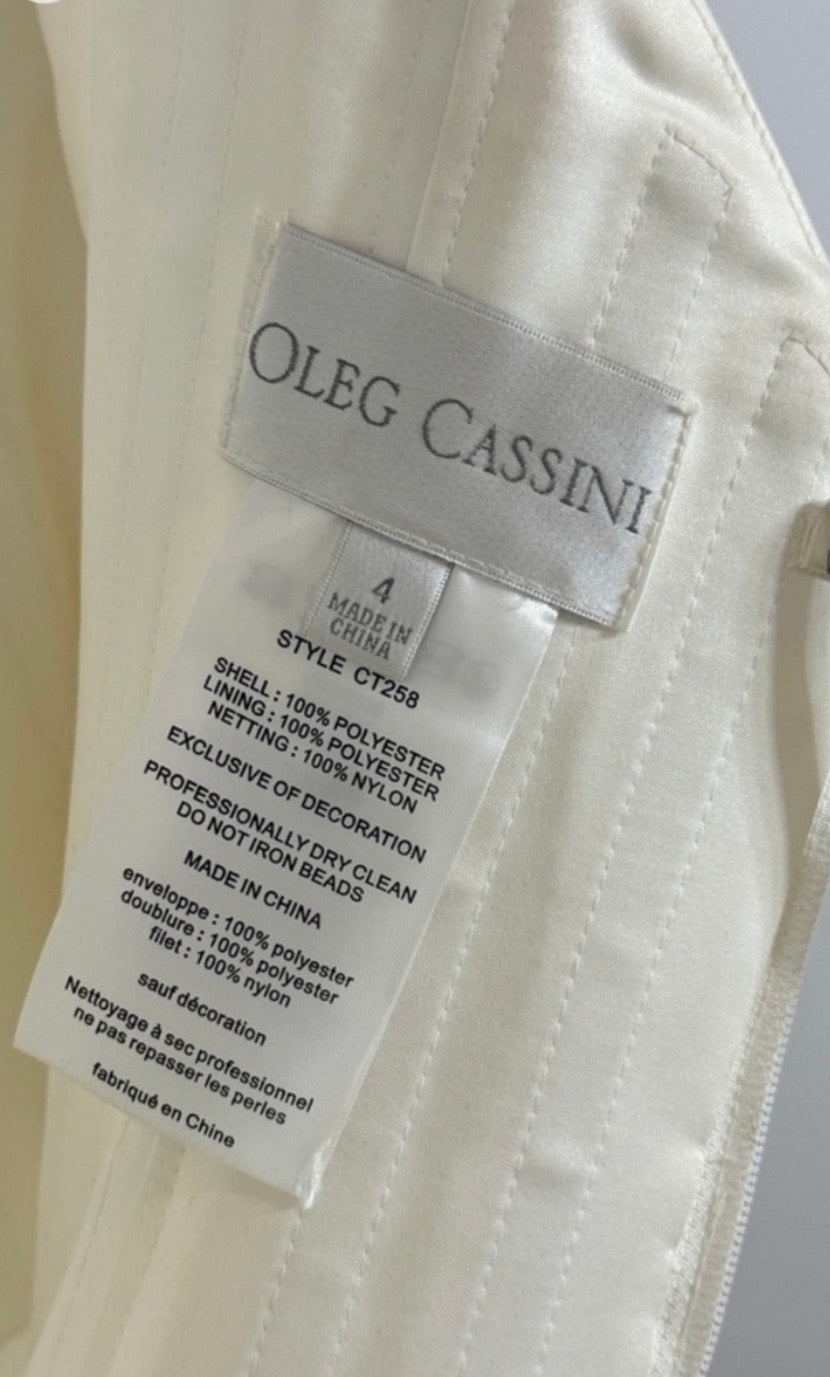 Oleg Cassini size 4 wedding dress