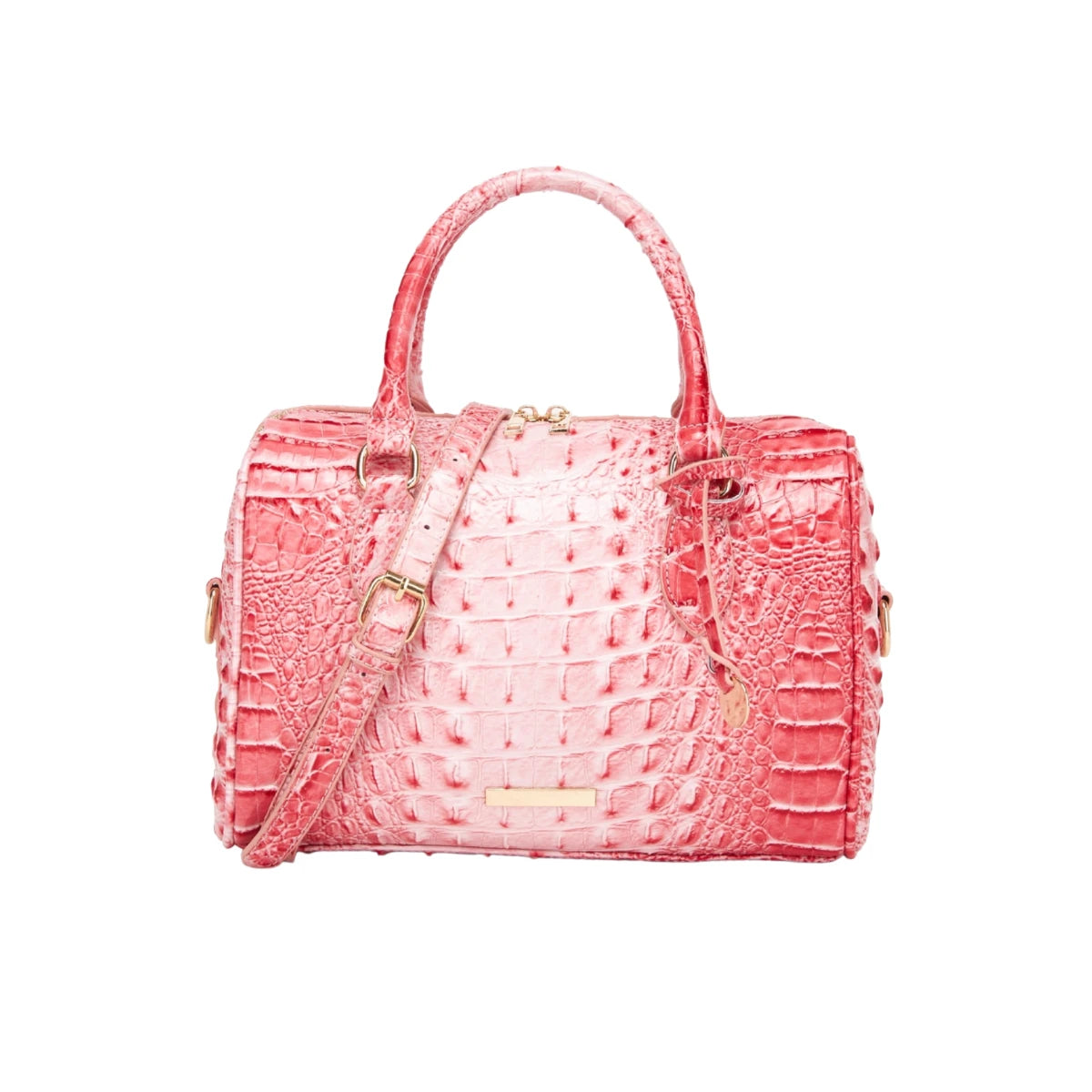 Gradient Embossed Duffle Bag