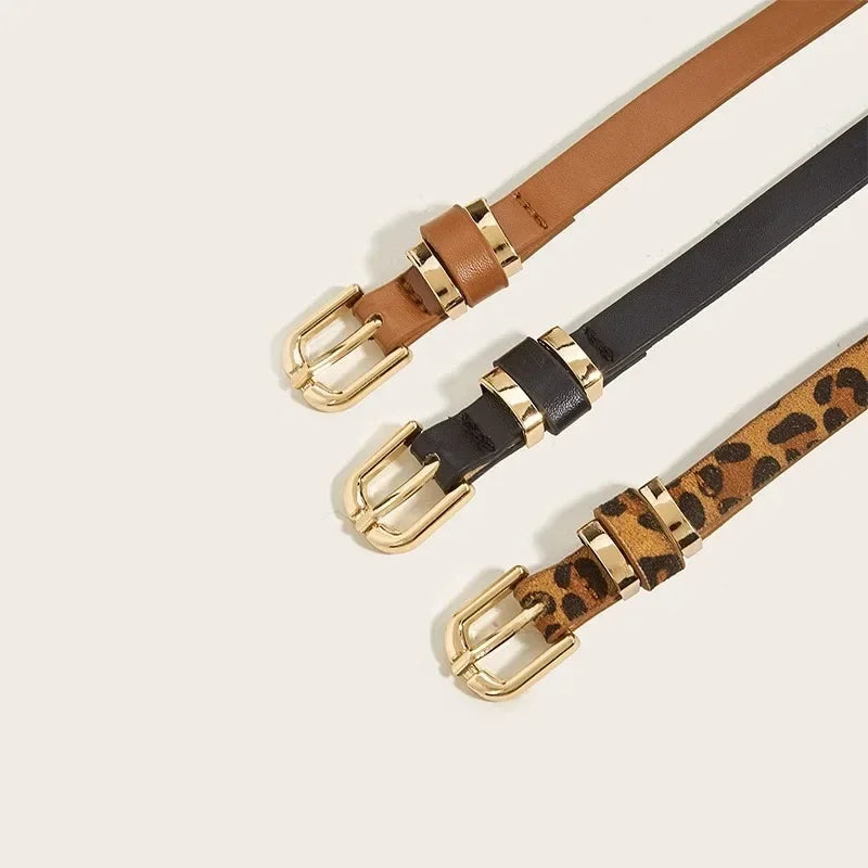Belts for Women Designer Belts Fashion Belts for Lady Black Waist Belt Ladies Belt Strap for Dresses Belt Female Pu Leather CY06