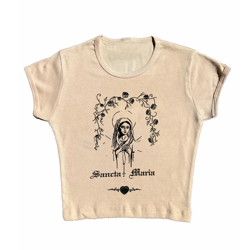 Vintage Y2K Gothic Corset Crop Tank Top