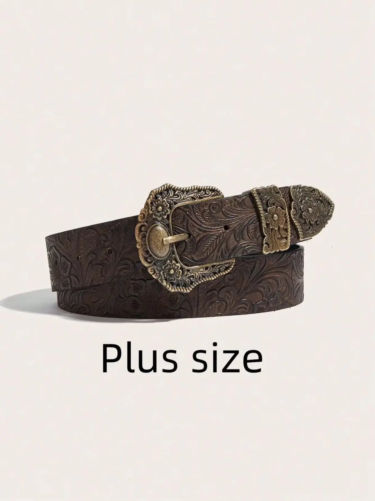 Plus Size Belts Women, 1 Piece Brown Women's Belt, Western Belt, Boho Belt