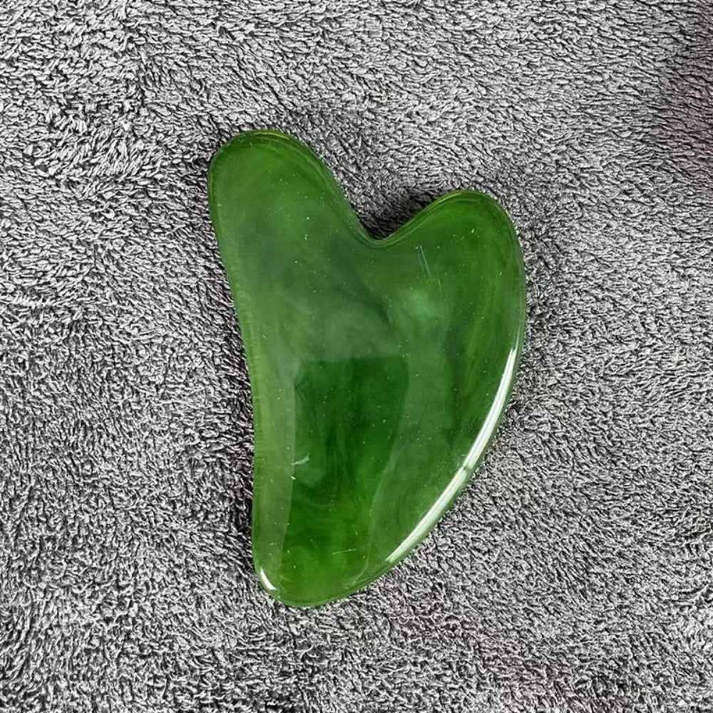 Gua Sha Massage Stone for Face Rose Pink