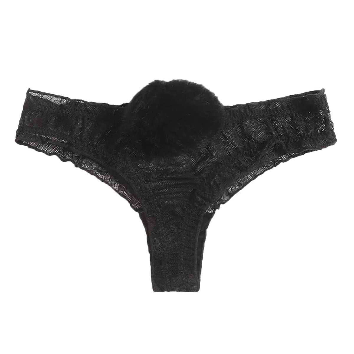 Women Lace Mesh Cotton Thongs Panties Sexy Rabbit
