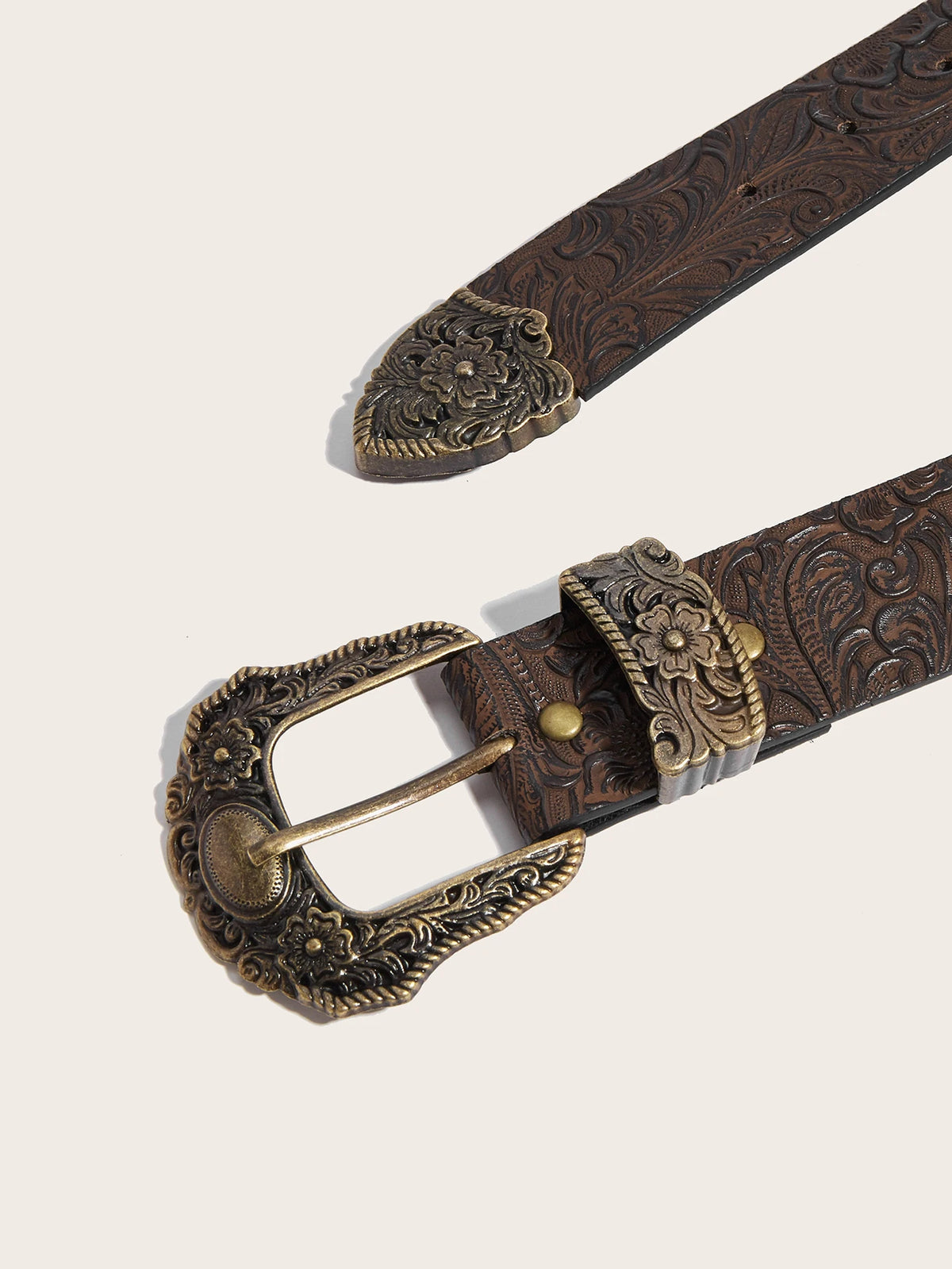 Plus Size Belts Women, 1 Piece Brown Women's Belt, Western Belt, Boho Belt