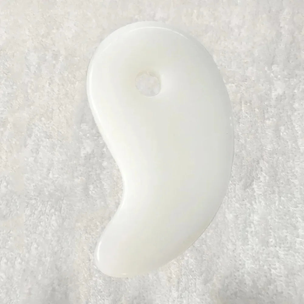 Gua Sha Massage Stone for Face Rose Pink
