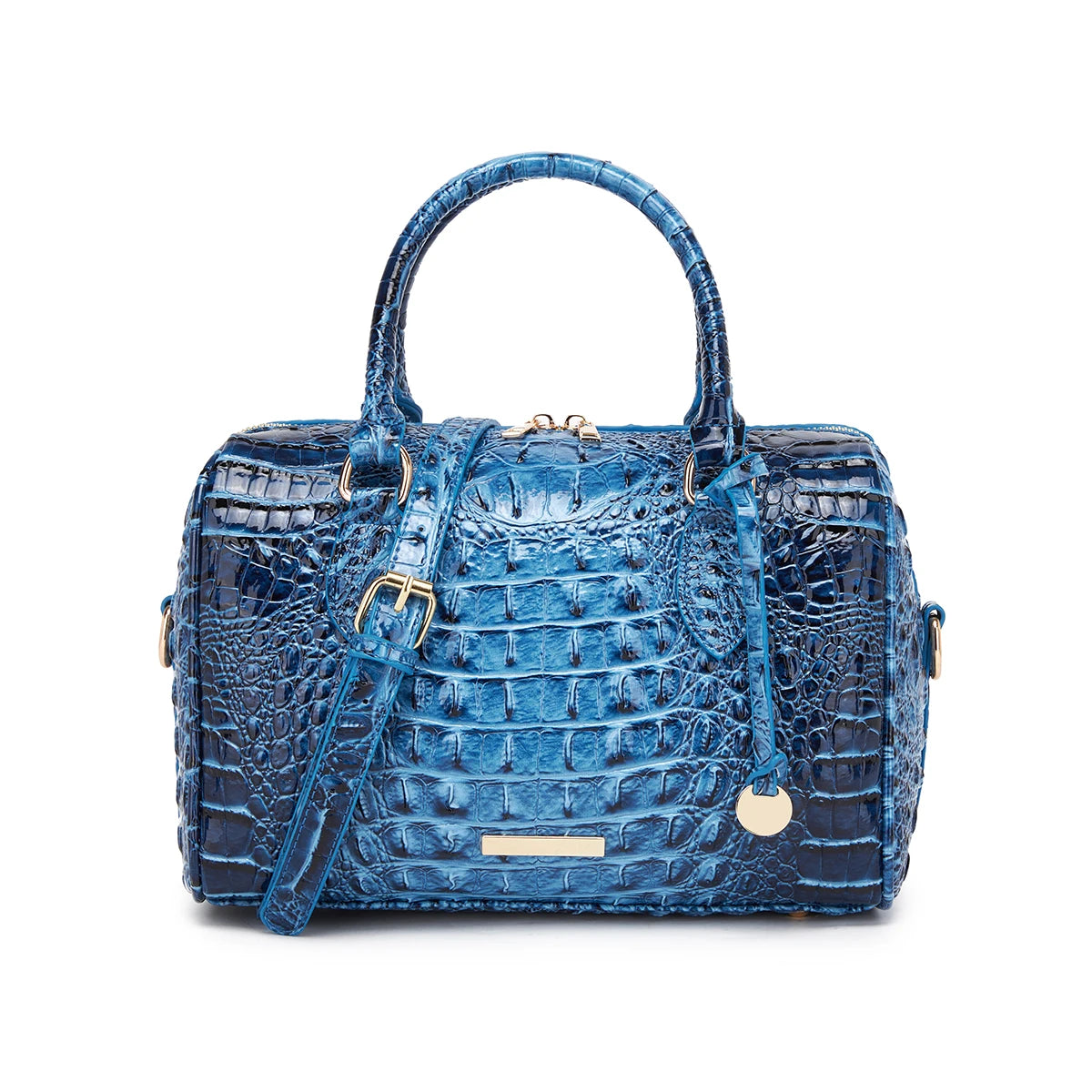Gradient Embossed Duffle Bag