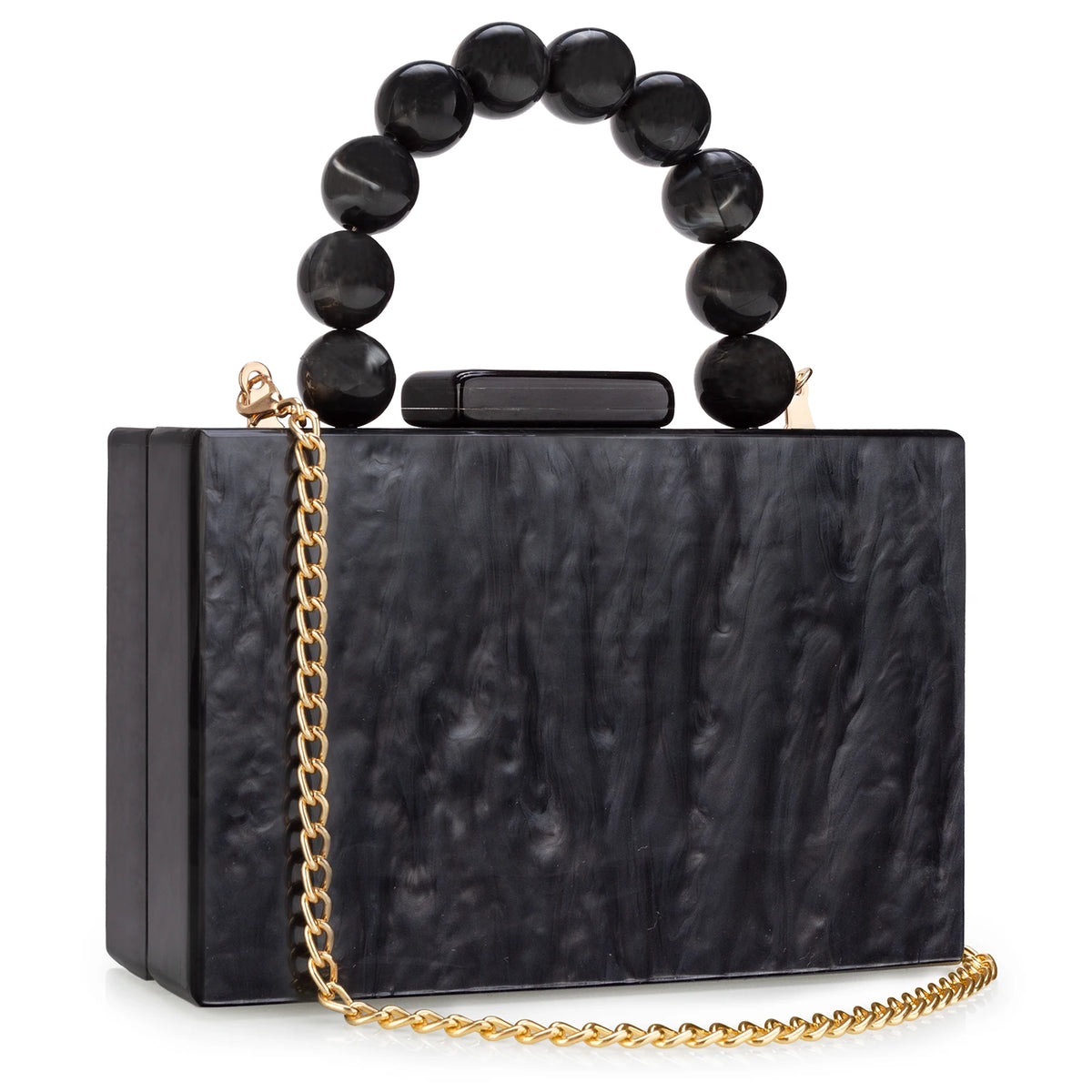 Beading Handbag Marble Acrylic