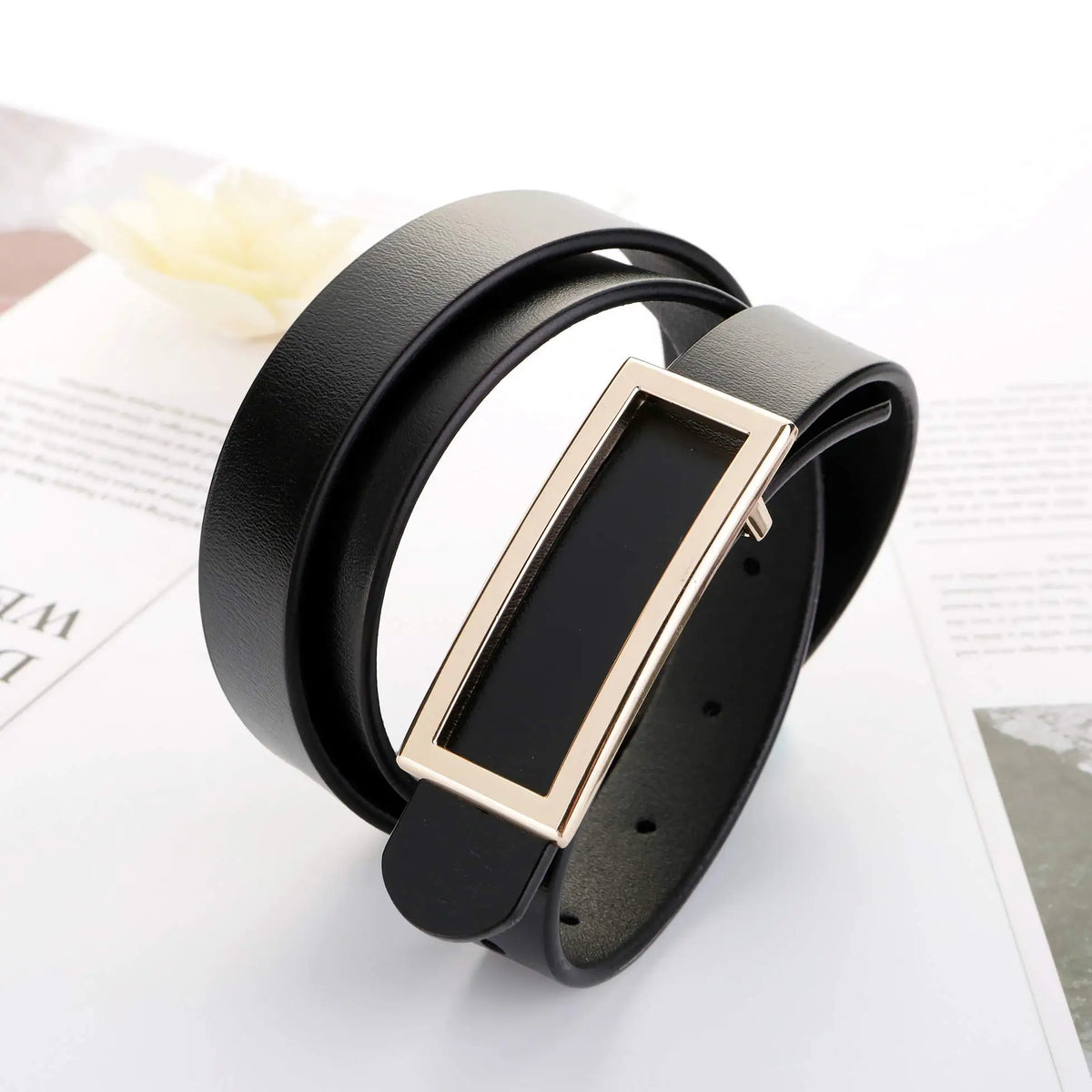 Genuine Leather Belts Metal Buckle