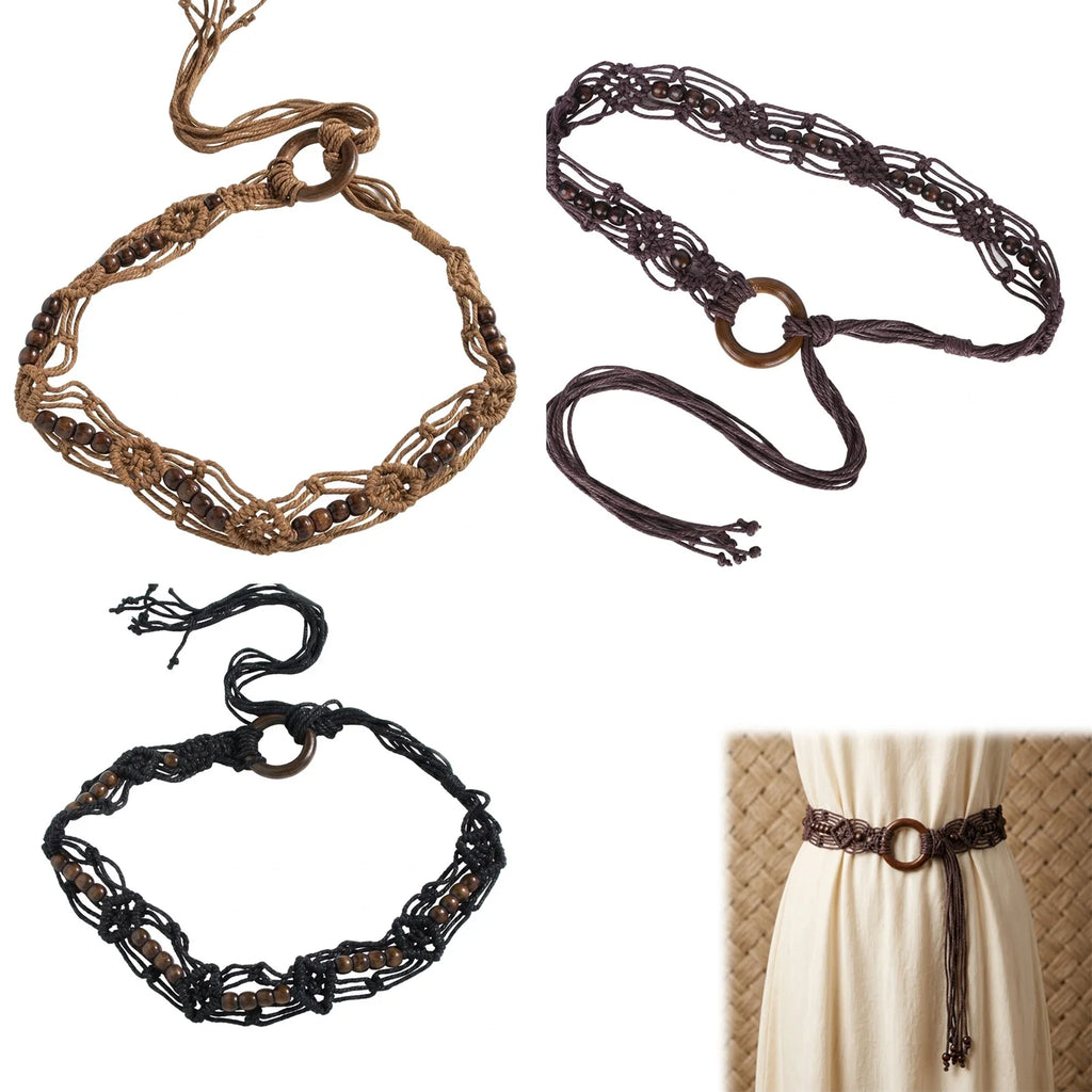 Bohemian Woven Belt Handcrafted
