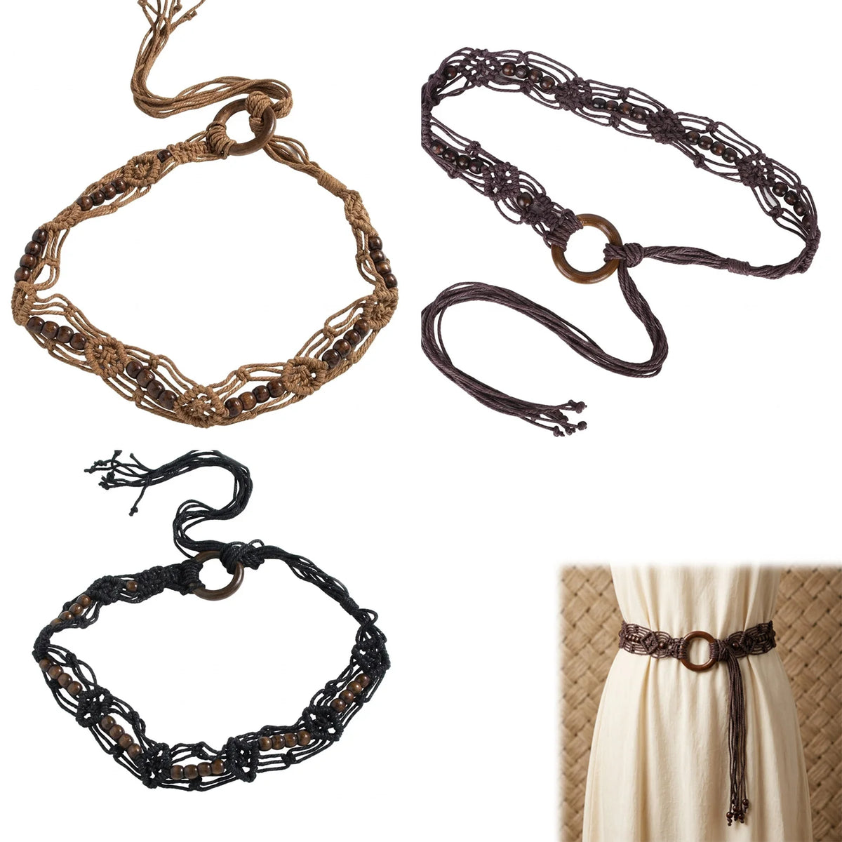 Bohemian Woven Belt Handcrafted