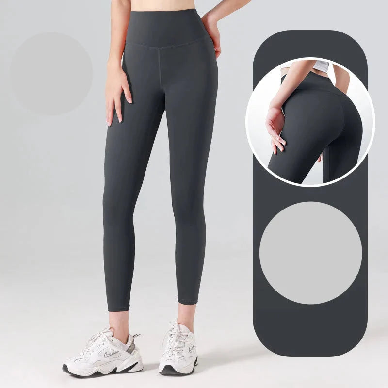 High Waisted Ribbed Yoga Pants