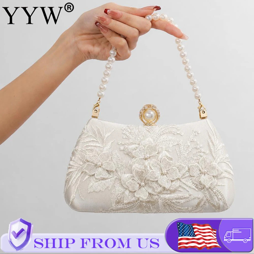 Fashion Pearl Chain Handbags