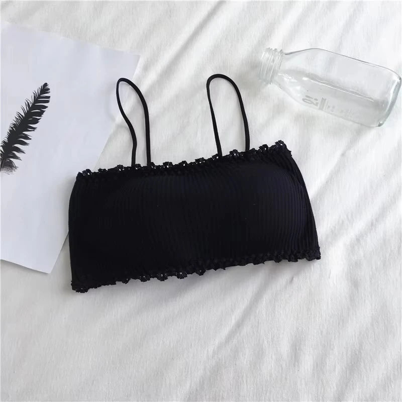 Women’s Seamless Cotton Padded Camisole Bra