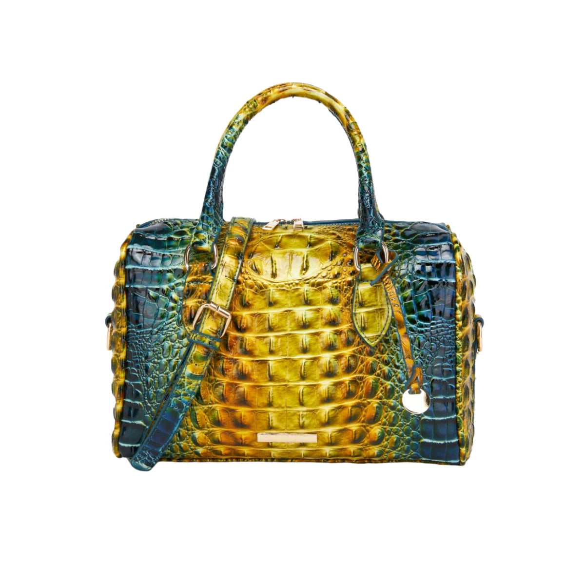 Gradient Embossed Duffle Bag