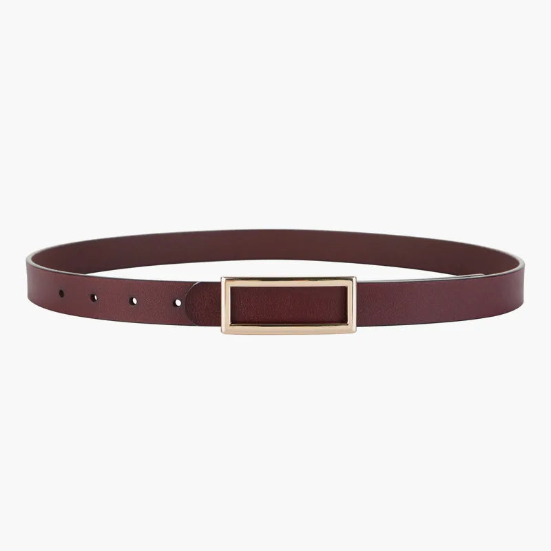 Genuine Leather Belts Metal Buckle