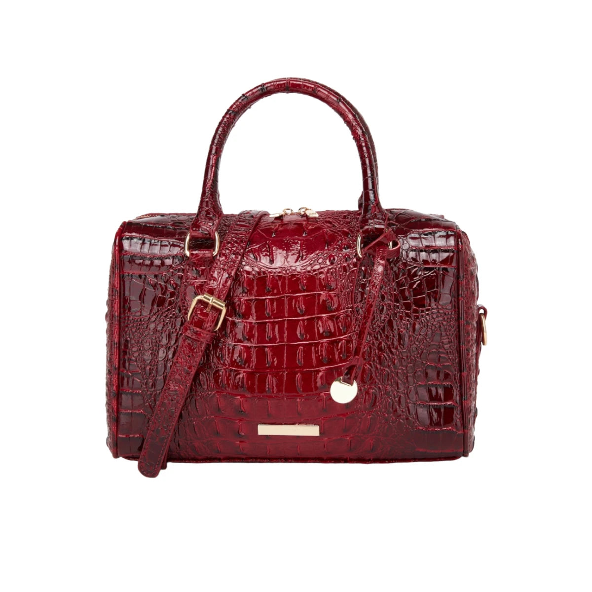 Gradient Embossed Duffle Bag