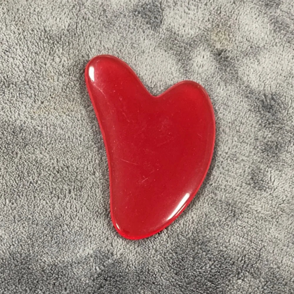 Gua Sha Massage Stone for Face Rose Pink