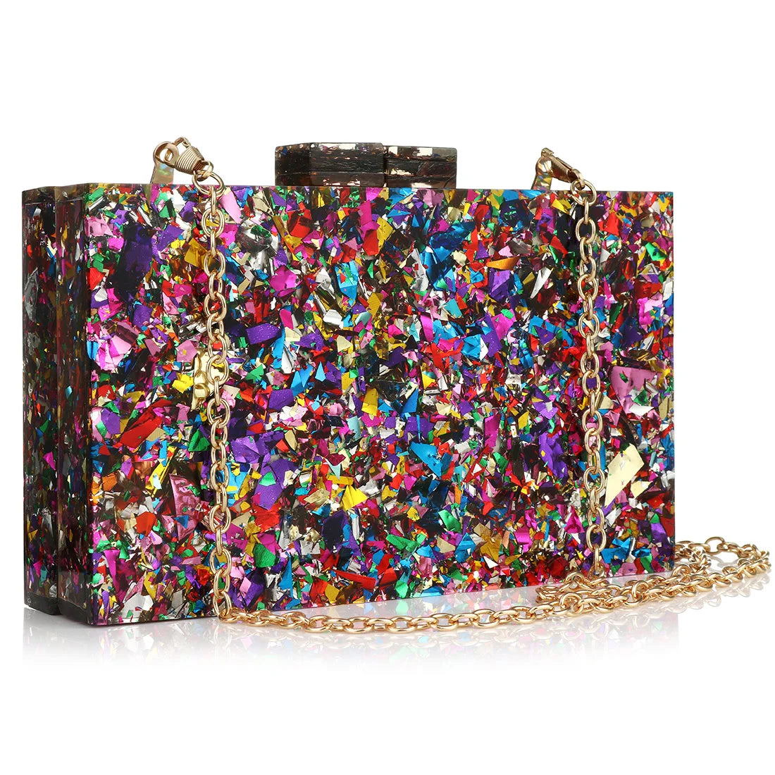 Acrylic Luxury Wedding Chain Handbag
