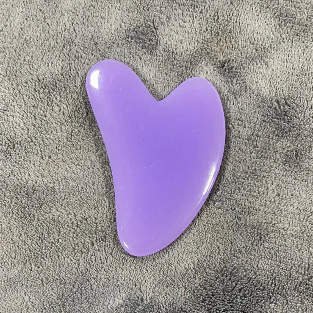 Gua Sha Massage Stone for Face Rose Pink