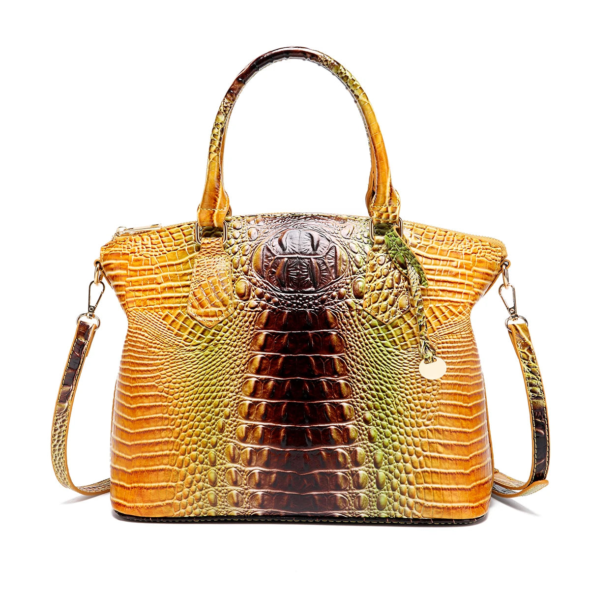 Embossed Dome Tote Bag for Women