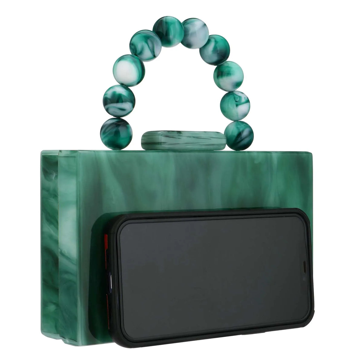 Beading Handbag Marble Acrylic