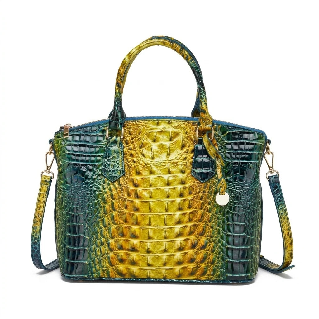 Embossed Dome Tote Bag for Women