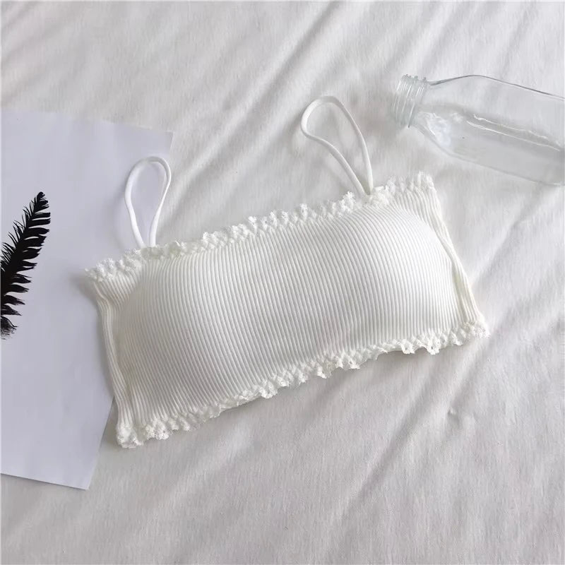 Women’s Seamless Cotton Padded Camisole Bra