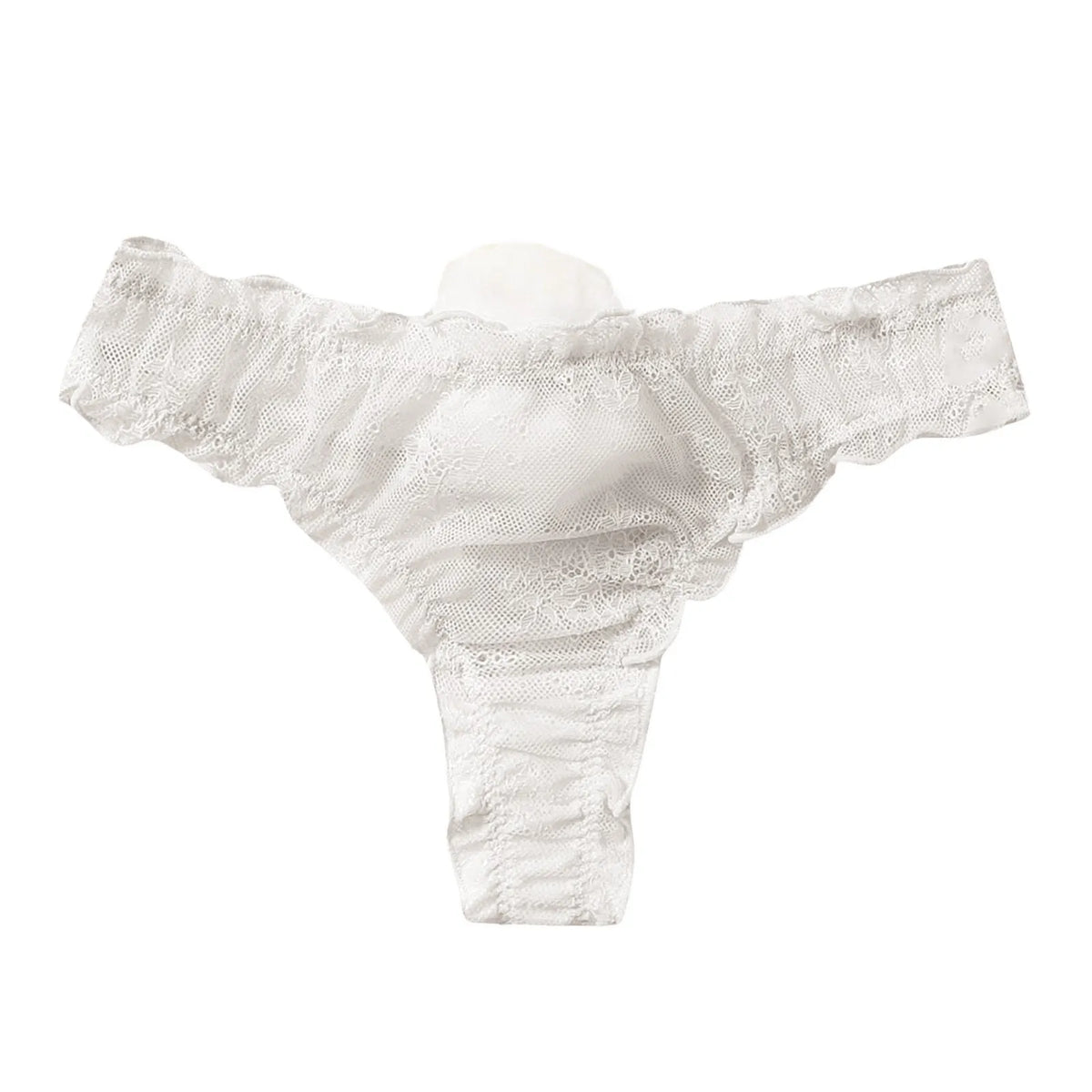 Women Lace Mesh Cotton Thongs Panties Sexy Rabbit