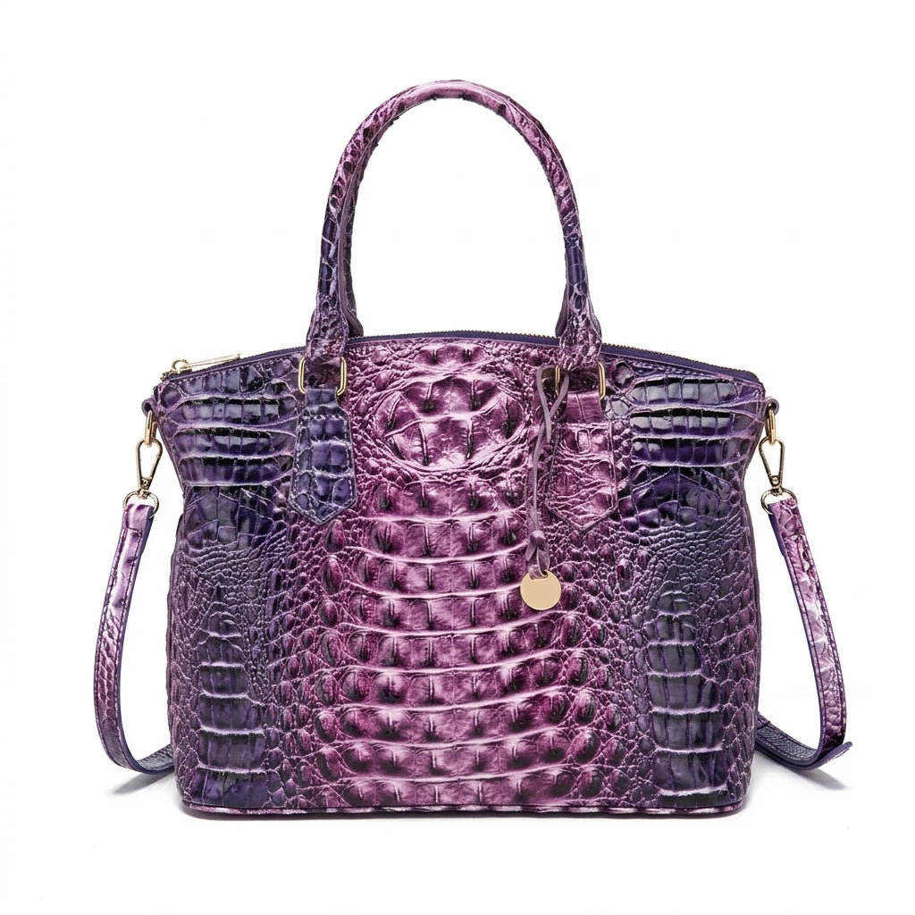 Embossed Dome Tote Bag for Women