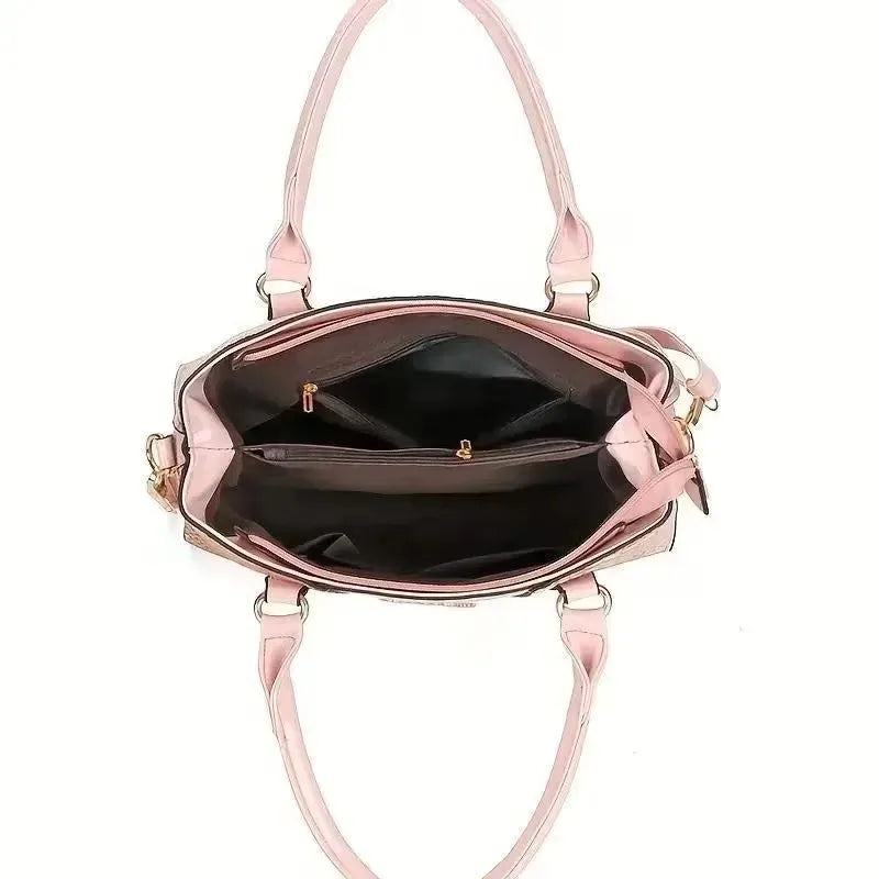 3pcs Set PU Crocodile Embossed Women'S Bag