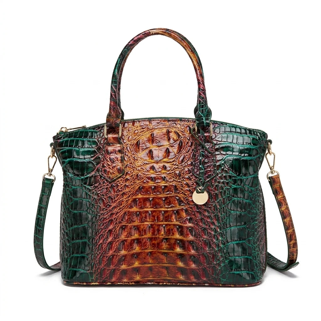 Embossed Dome Tote Bag for Women