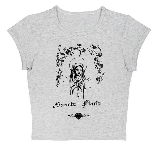 Vintage Y2K Gothic Corset Crop Tank Top