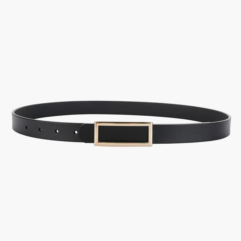 Genuine Leather Belts Metal Buckle