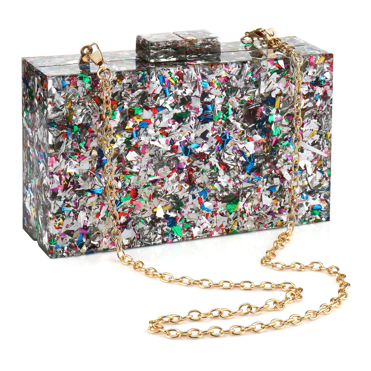 Acrylic Luxury Wedding Chain Handbag