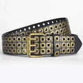 Women Belt  Fashion Three Exhaust Eyes, Punk Street Cool