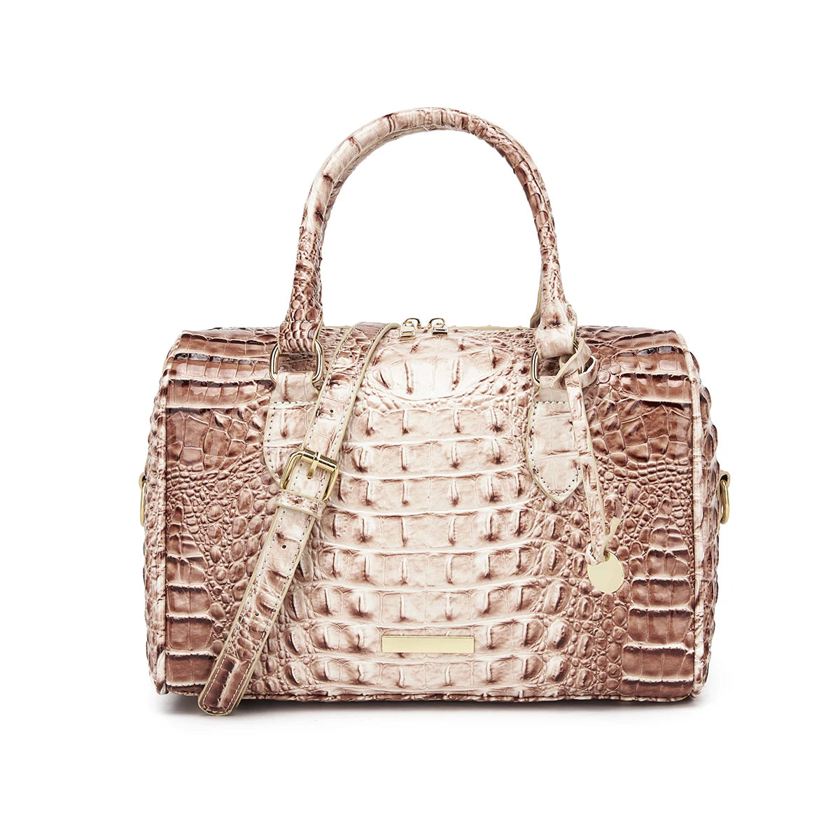 Gradient Embossed Duffle Bag