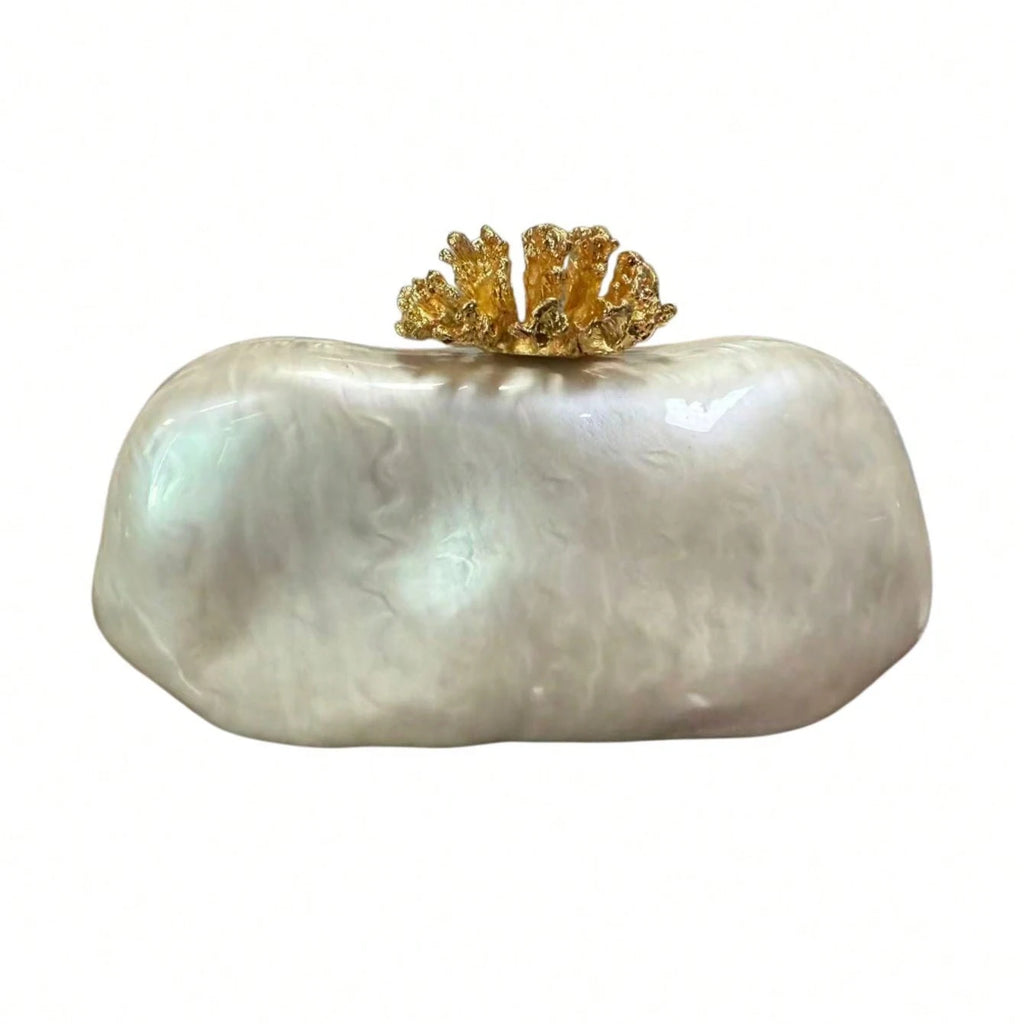 Flower Shell Evening Bag