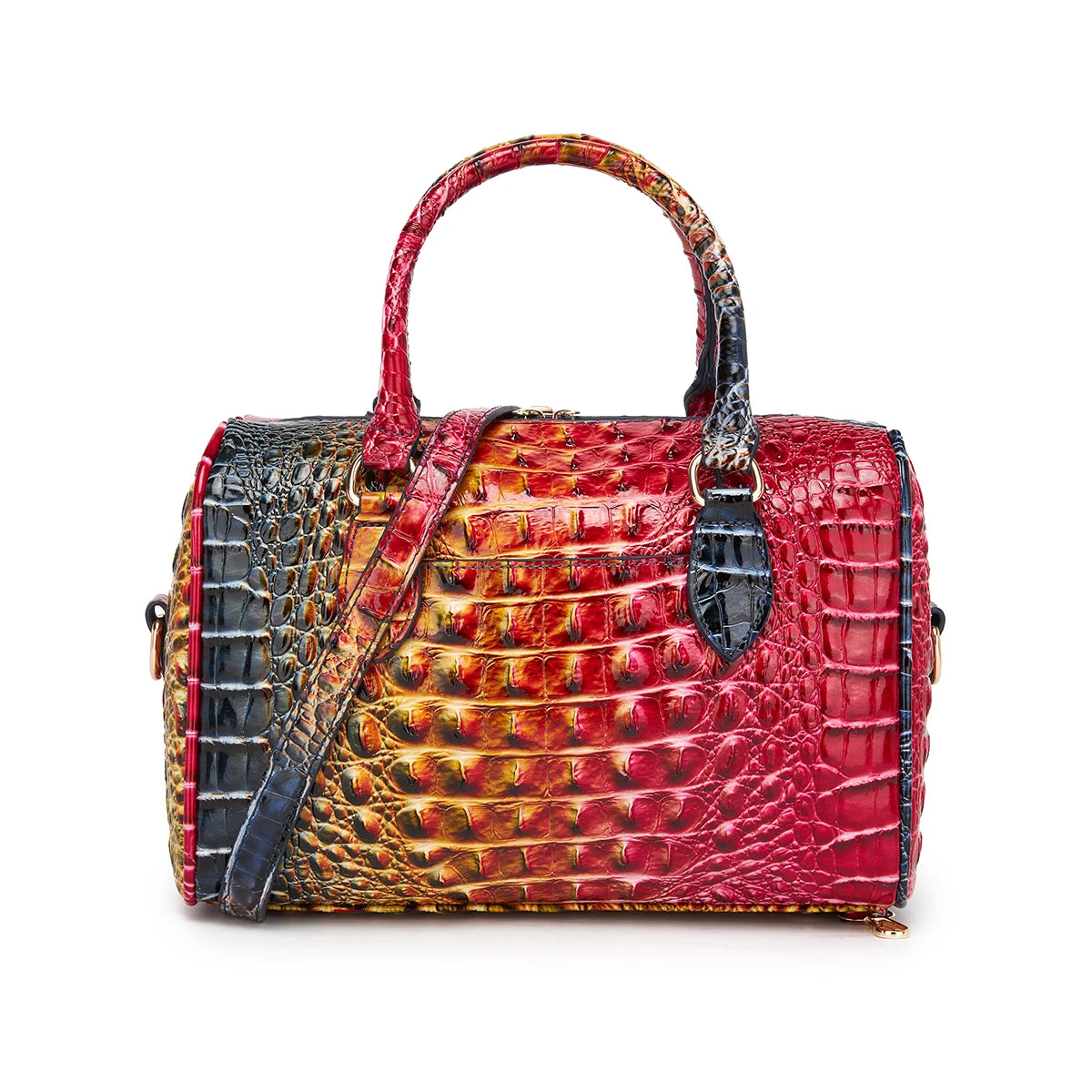 Gradient Embossed Duffle Bag