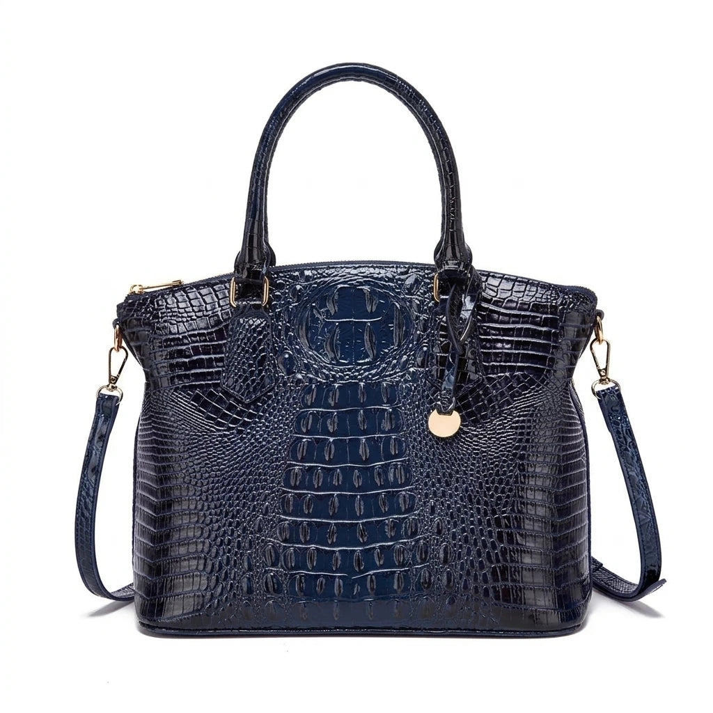 Embossed Dome Tote Bag for Women