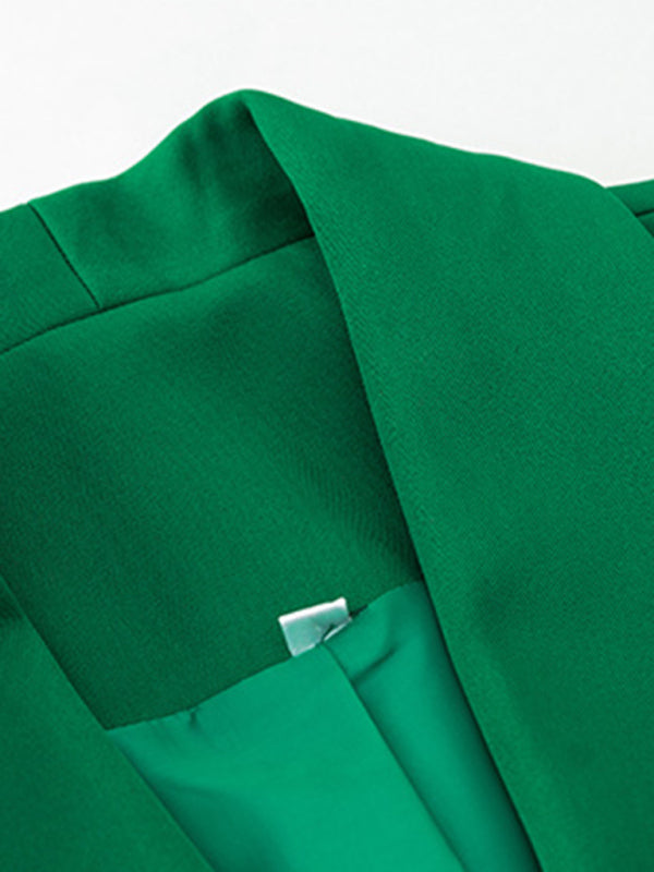 Women's Professional Blazer Suit - Lapel Jacket - Multiple Colors