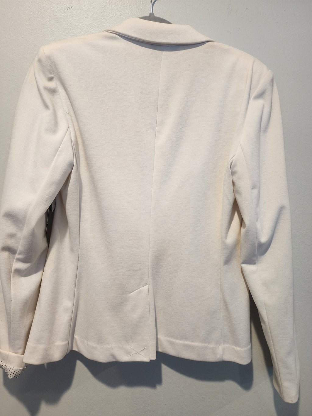 NEW George Women's Arctic White Ponte Blazer Jacket Size 10 NWT Business Casual